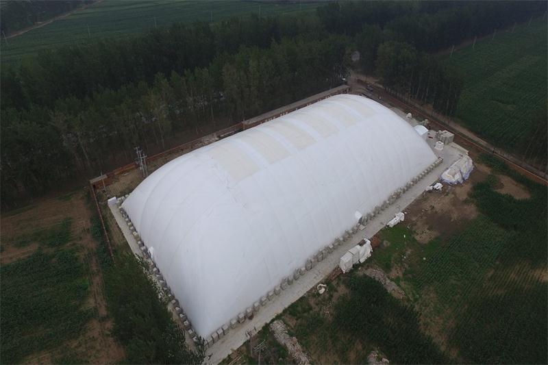 充氣膜建筑儲煤棚 充氣膜建筑儲煤棚