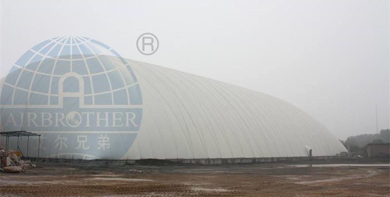 為控制煤場揚塵對外部空氣的污染，新型氣膜結(jié)構(gòu)煤棚閃亮登場！