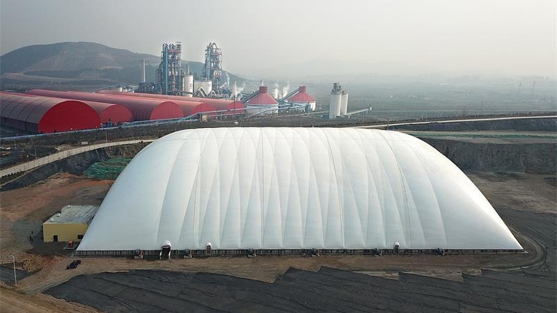 煤場(chǎng)環(huán)保全封閉用哪種建筑形式好？