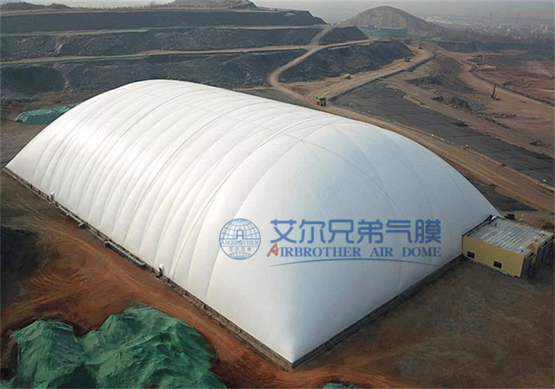 遇到科技創(chuàng)新的時(shí)代，氣膜煤棚快速發(fā)展