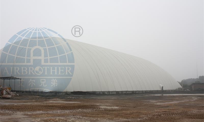 什么是氣膜全封閉式煤灰儲料場？